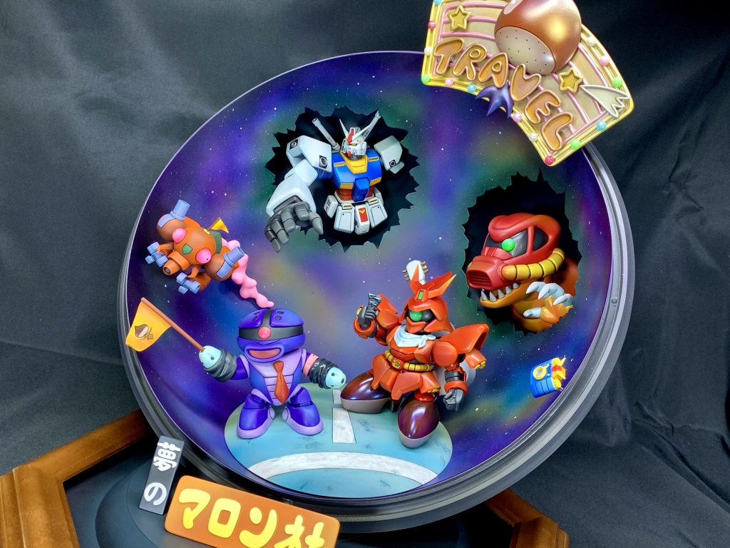 「夢のマロン社 宇宙の旅」ジオラマ–4枚目/制作者:エクストリ〜む