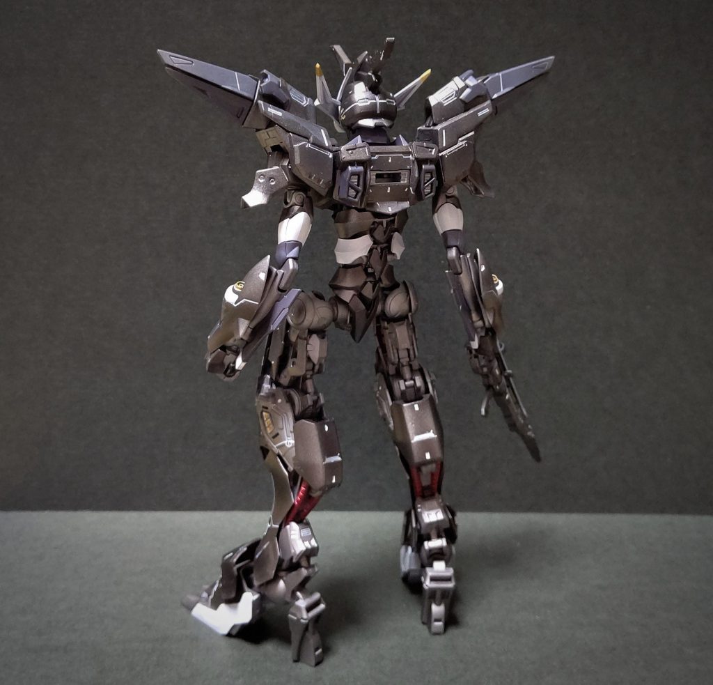 バックパック無しバージョン背中から