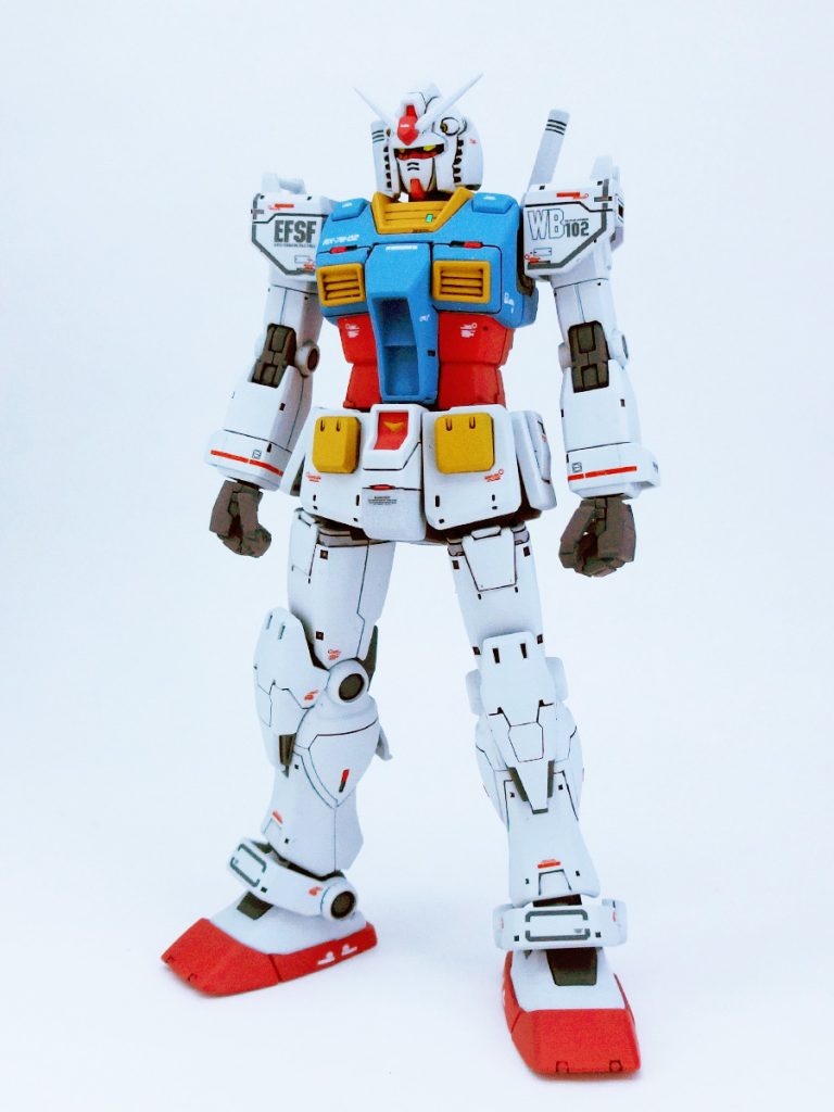 HG 1/144 RX-78-02 ガンダム(GUNDAM THE ORIGIN版) 改修・全塗装