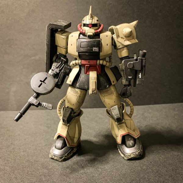 完成＆製作記】1/144 ザク・デザートタイプ 試験評価機 カラカル