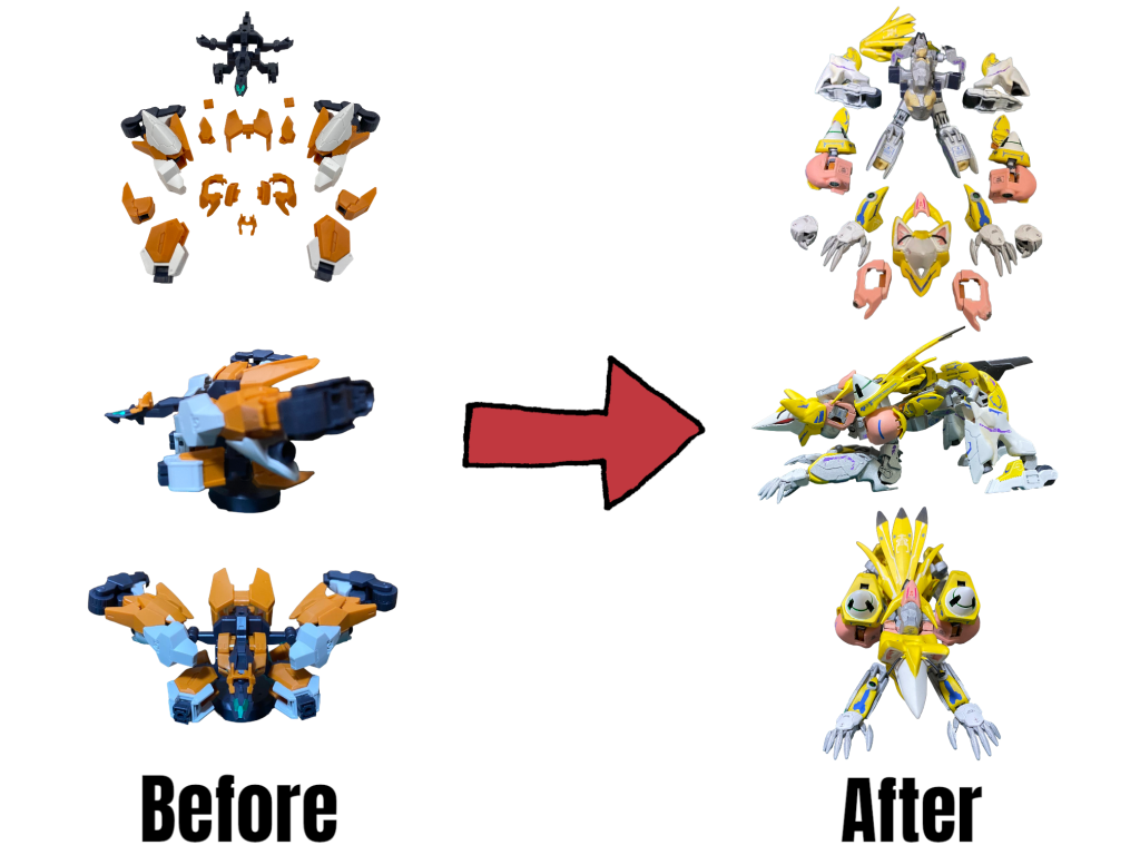 かなり 大がかりな改造となりましたが、何とか 年内に完成できて良かったです♪ 、、、そしてどんどん 我が家の『けものフレンズ』系 オリジナルガンプラ達が 増えていく(^^;