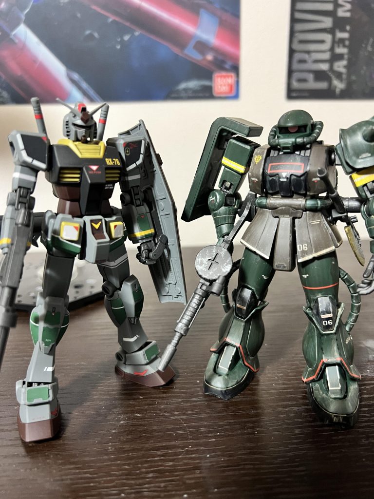 同じシリーズのガンダムと。ご覧いただきありがとうございました。