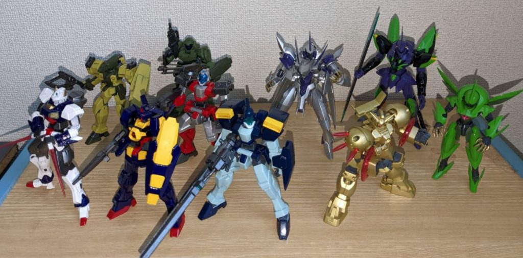 オマケの「AGE系オリガンプラ勢揃い」の図!