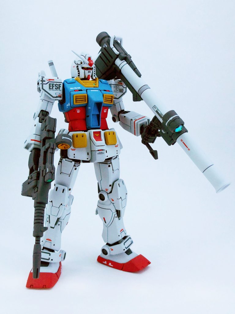 HG 1/144 RX-78-02 ガンダム(GUNDAM THE ORIGIN版) 改修・全塗装 ｜patoran502さんのガンプラ作品｜GUNSTA（ガンスタ）