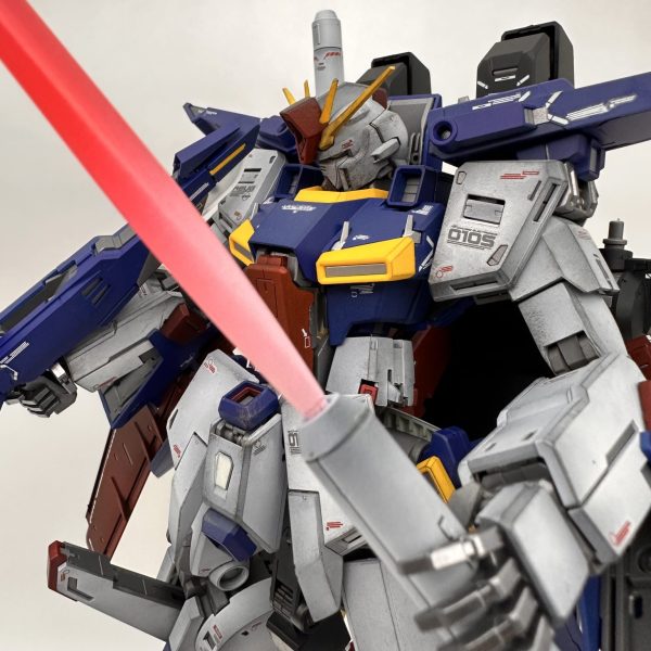 ガンプラ MG 1/100 ネモ エゥーゴ仕様 全塗装完成品 ウェザリング仕上げ MG 1/100 ネモ｜バンダイ ホビーサイト