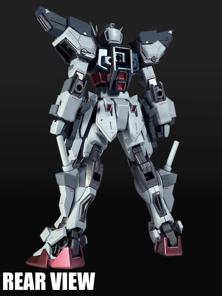 「フォルテストラ」の一部はストライカーパックシステムのハードポイント等を介する形で装着される。性能実証機である本形態は「フォルテストラ」を装着する事により、完成機である「ストライクE」の想定性能の約75％を再現しているとされ、省電力性や近接戦闘能力を高めるセッティングが施された。