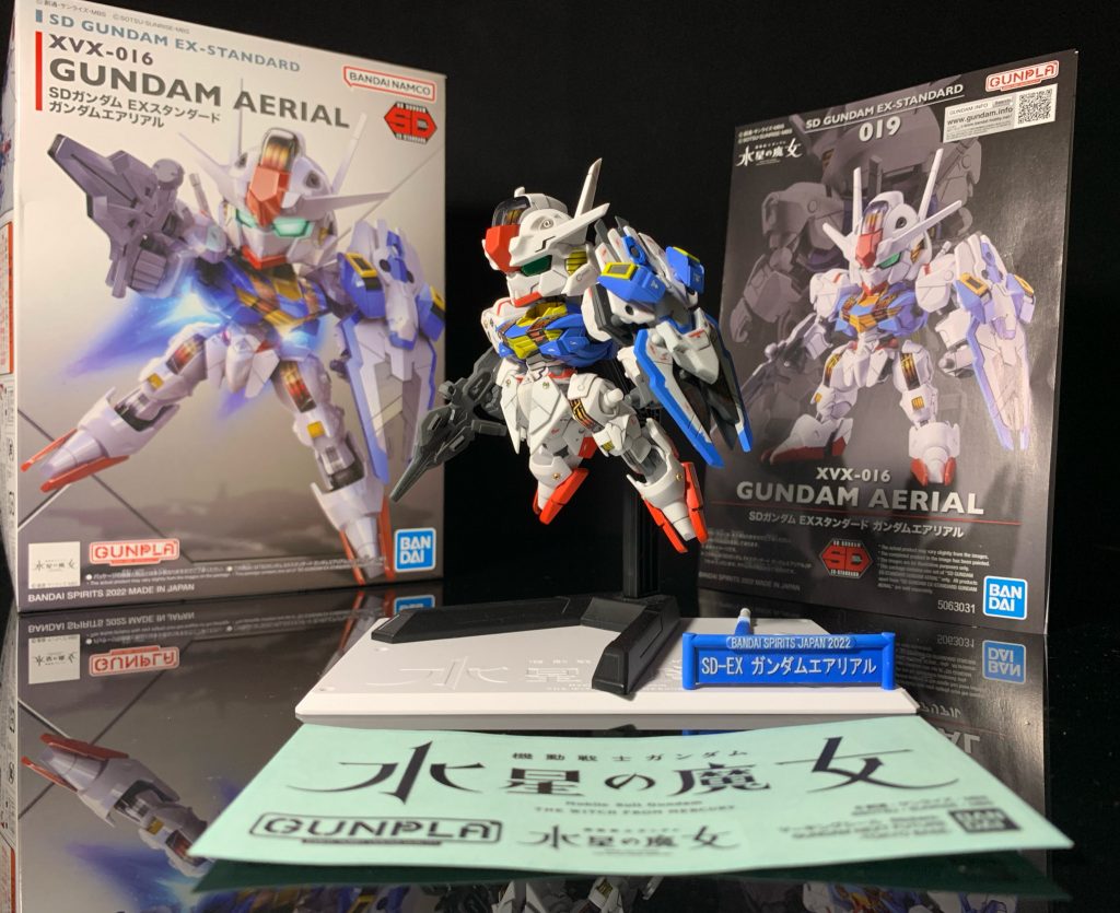 以上、SDEXガンダムエアリアルの改修品のご紹介でした。最後まで閲覧いただきありがとうございます！