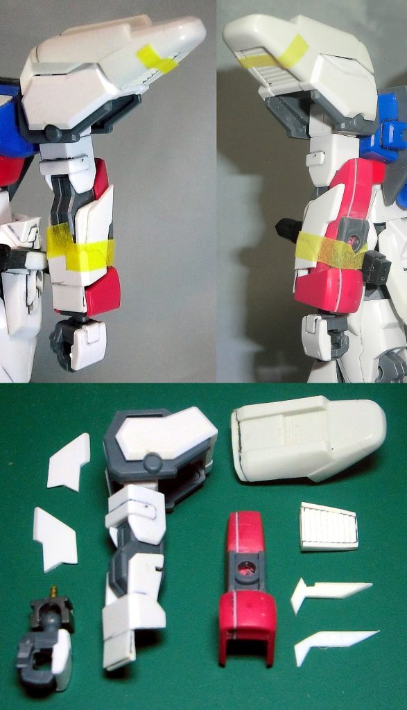 肩部は1/550デンドロビウム　前腕はグリムゲルデ