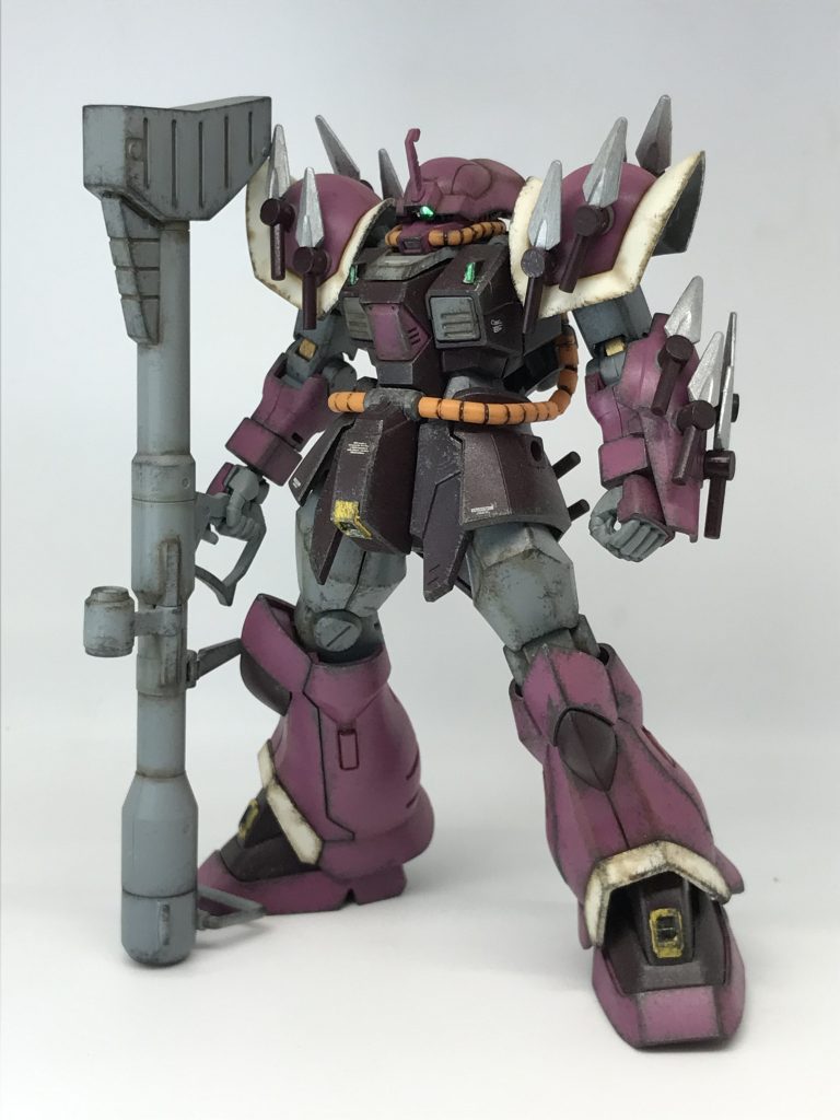 HG イフリートシュナイド 無塗装 お手軽ウェザリング