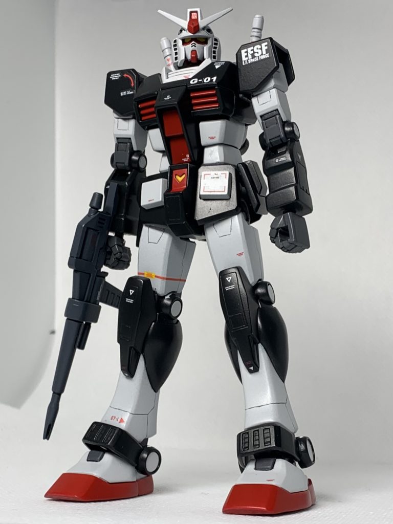 旧キットのパッケージイラスト風、立ちポーズ