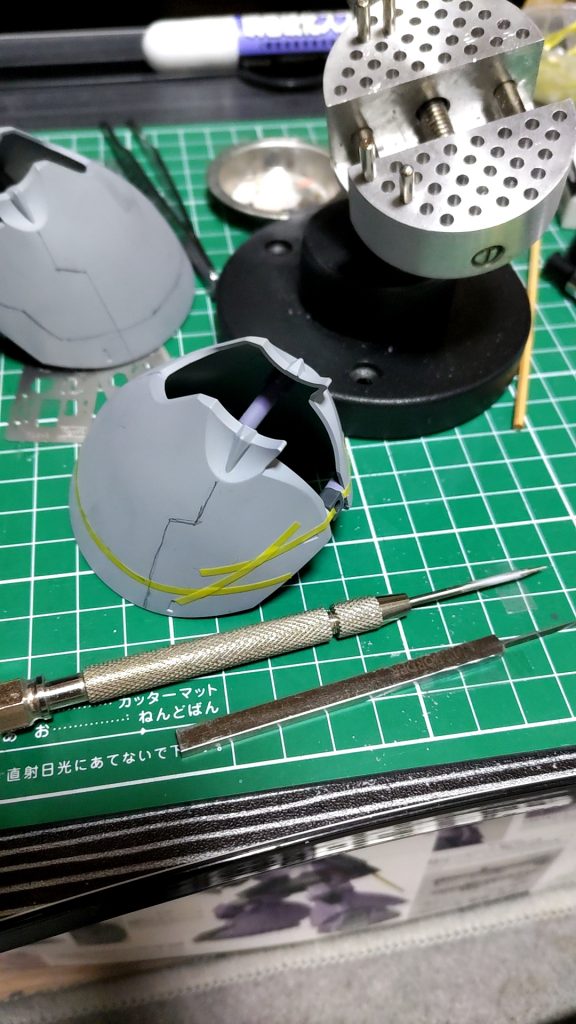 スジボリ難しいーー!