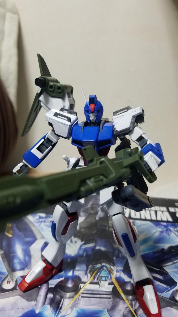 ソードもランチャーもウィンダム用にでっち上げたものですがこれはこれで