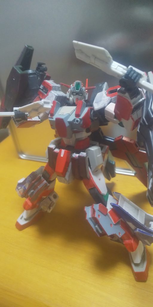 GNピストルⅡを用いた防御と射撃