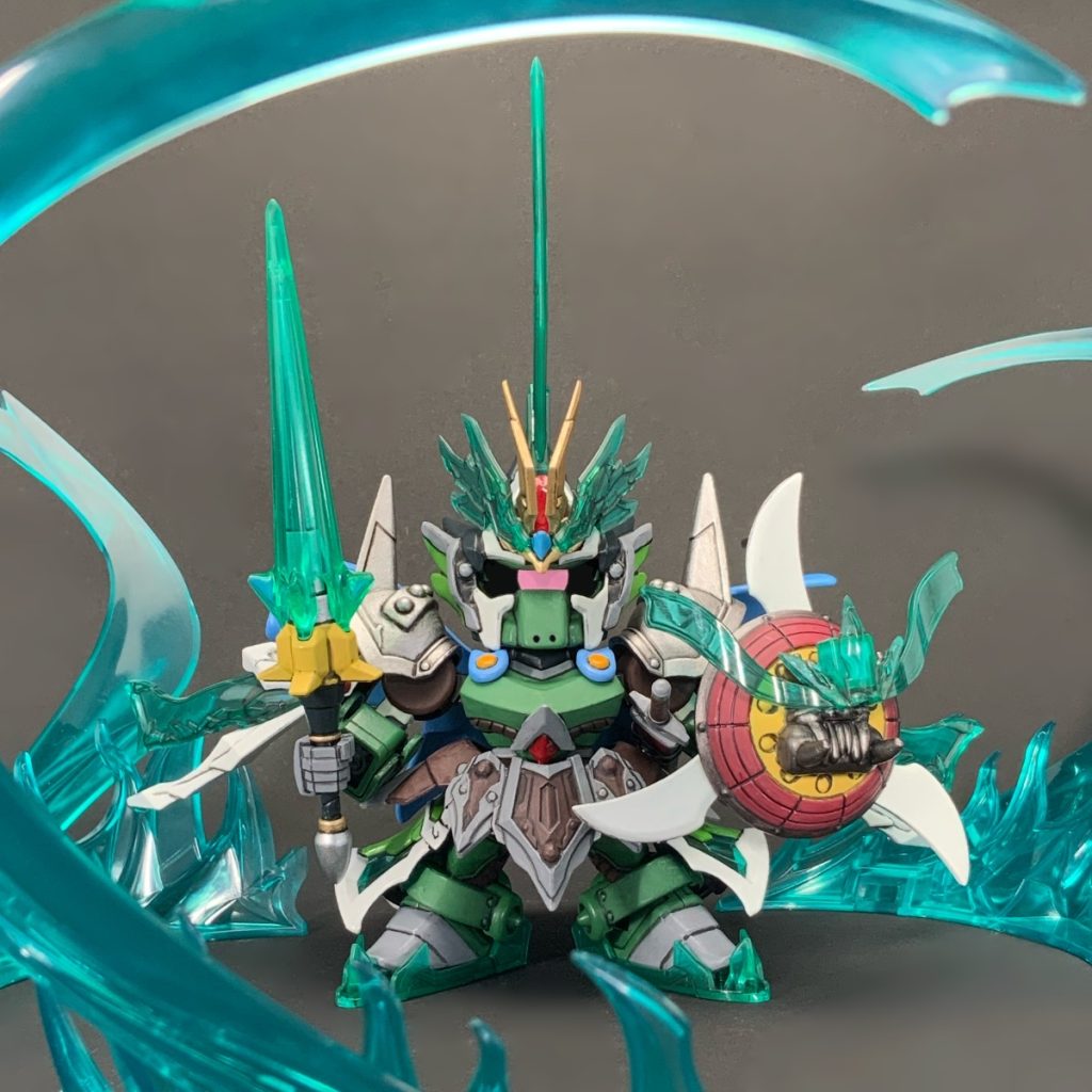 ●風神の鎧鎧を身に着け、槍と盾の力を解放だ!