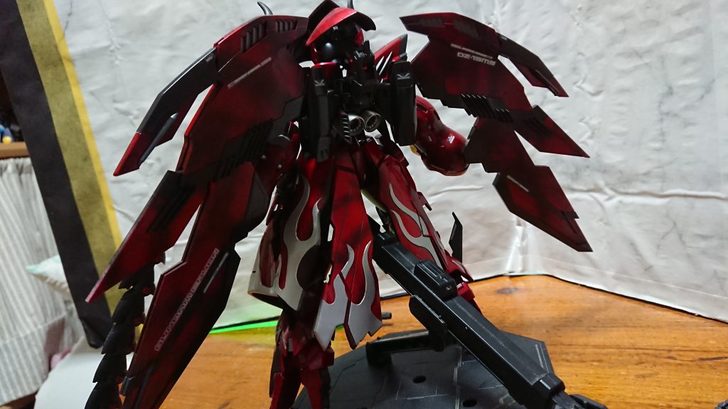 バック、腰アーマーファイヤーパターン気に入ってますラスボス感だしてみました