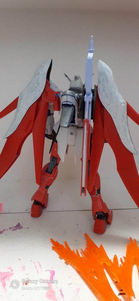 後ろはこんな感じ。ビーム砲はオミットしました。