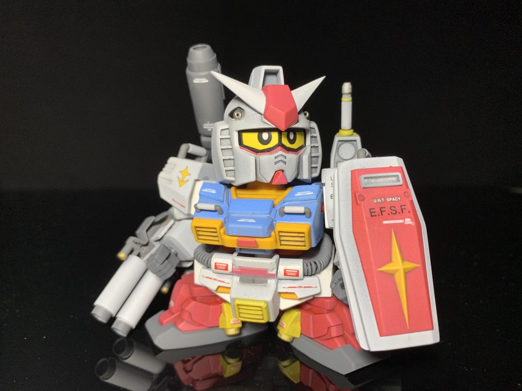 全体のシルエットが「丸く」なるよう意識して造形しています。この丸みがPガンの良さかと思ってます。