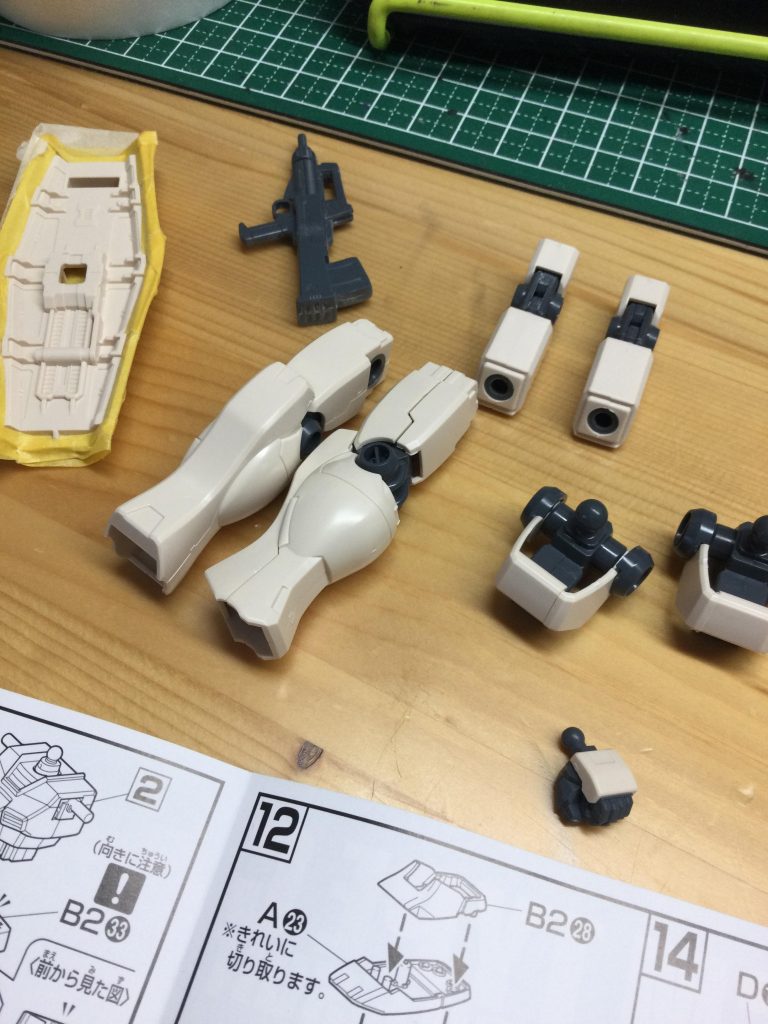 ウェザリング前の綺麗な状態ですね。