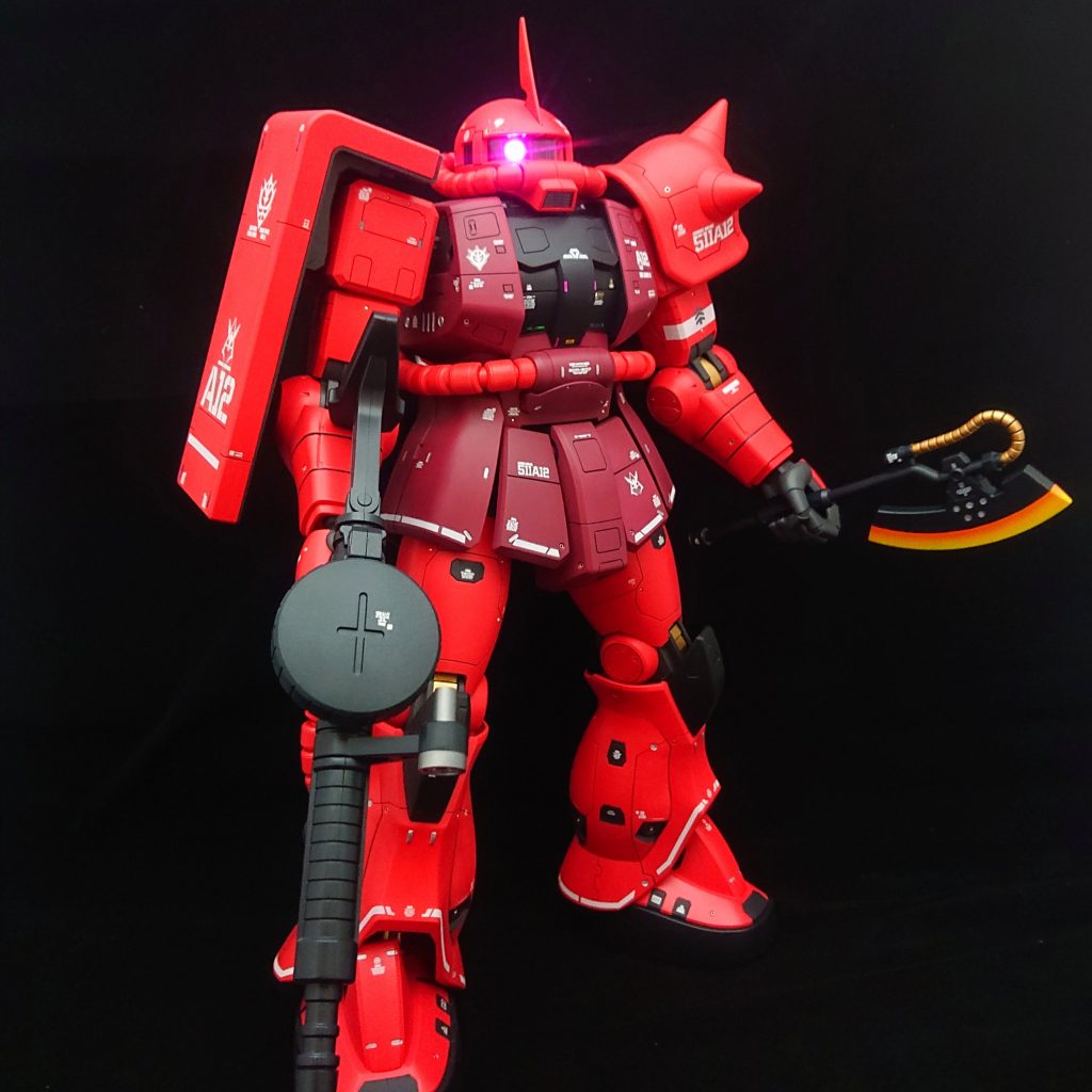 1/72 メガサイズ シャア専用ザク–2枚目/制作者：二丁目のババア