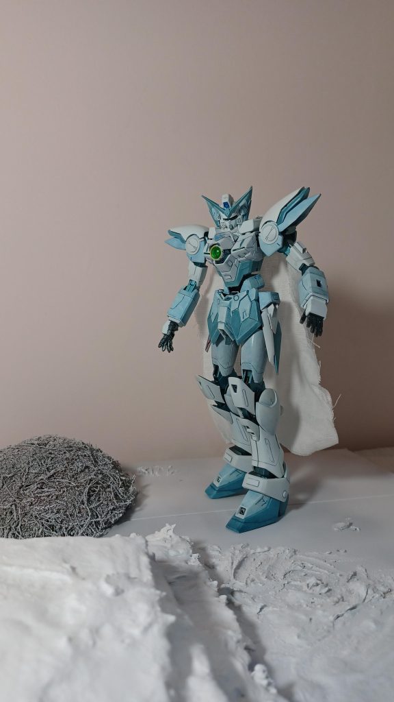 マントをつけました。