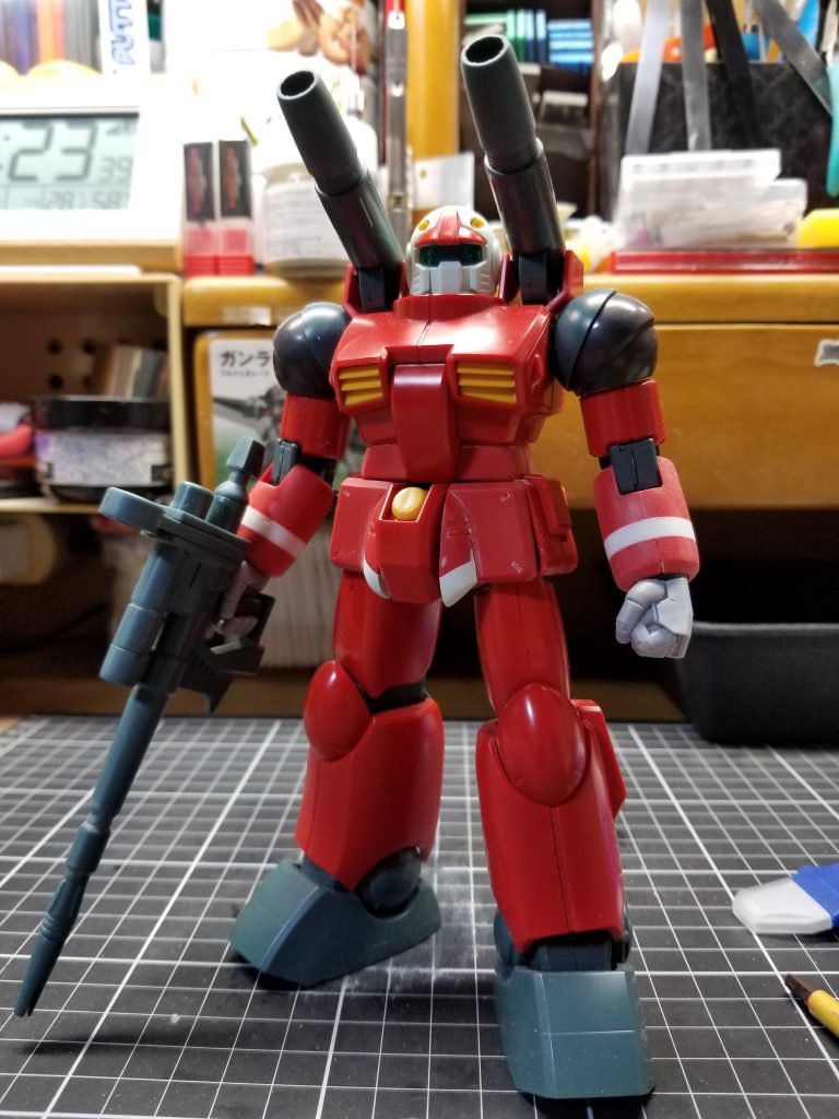 各パーツのバランス調整後。何となくゴリラ形状になり、力強さが幾分出せたのではないかなと。