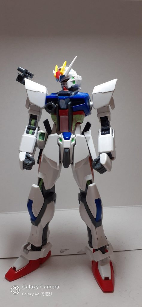 そしていまに近い形になりました。肩は、フリーダムの肩を、切り飛ばして取り付けました。