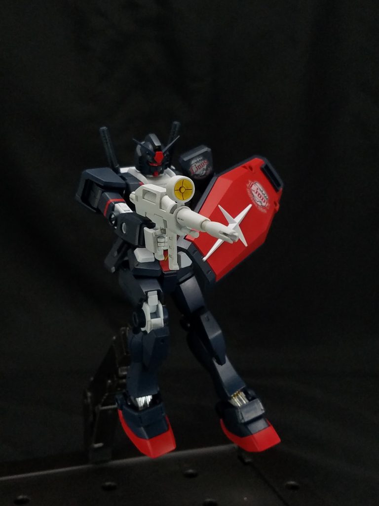 ライフルのスコープも、特に指定はなかったので、従来のスコープのようにイエローで塗装。