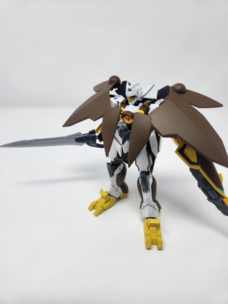 Using its Wings of Diomedeidae from the Zedas R's skirt to repal any beam attack