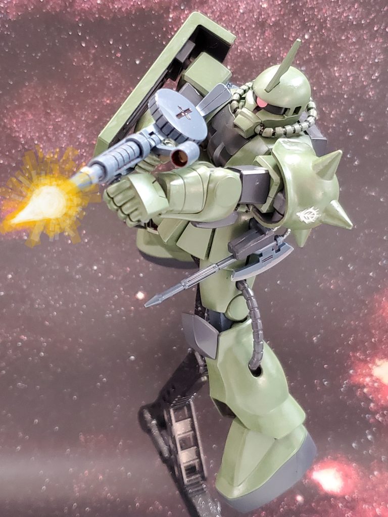 第4小隊はソロモン戦場でソロモン特殊攻撃隊と遭遇し交戦❗ジムAEに迫るツノ付きザク✨