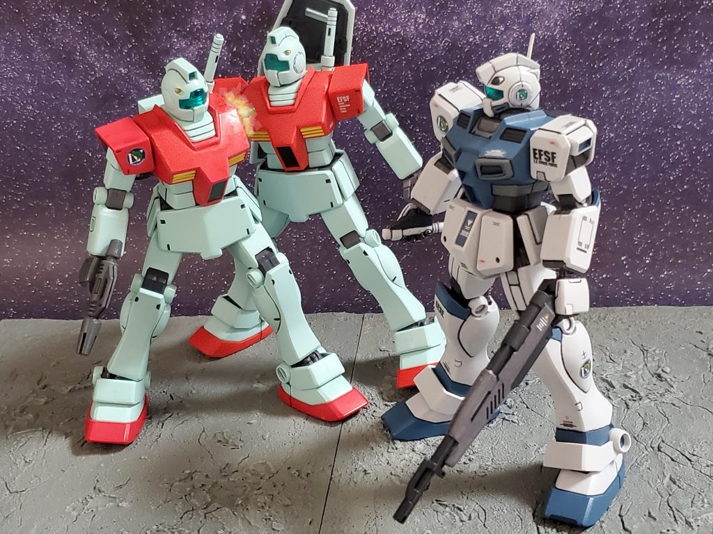 そして、ア・バオア・クー地表で部下たちと合流~✨間もなくして戦闘が終了し連邦軍勝利で戦争は終結❗第4MS小隊は1人の犠牲者も出さず一年戦争を生き抜いたのだった……💫