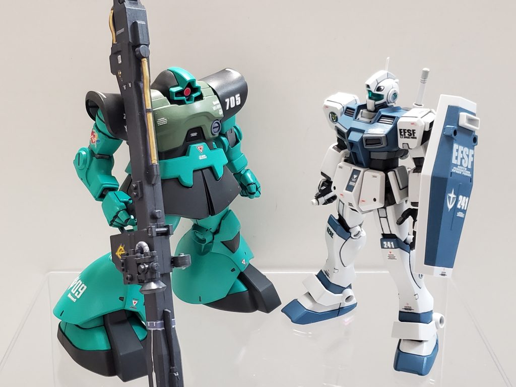 最後のご挨拶は新規制作したリック・ドムと✨今回も長~い妄想ストーリーをご覧頂きありがとうございました🙇最後まで見て下さり感謝です(>_<)