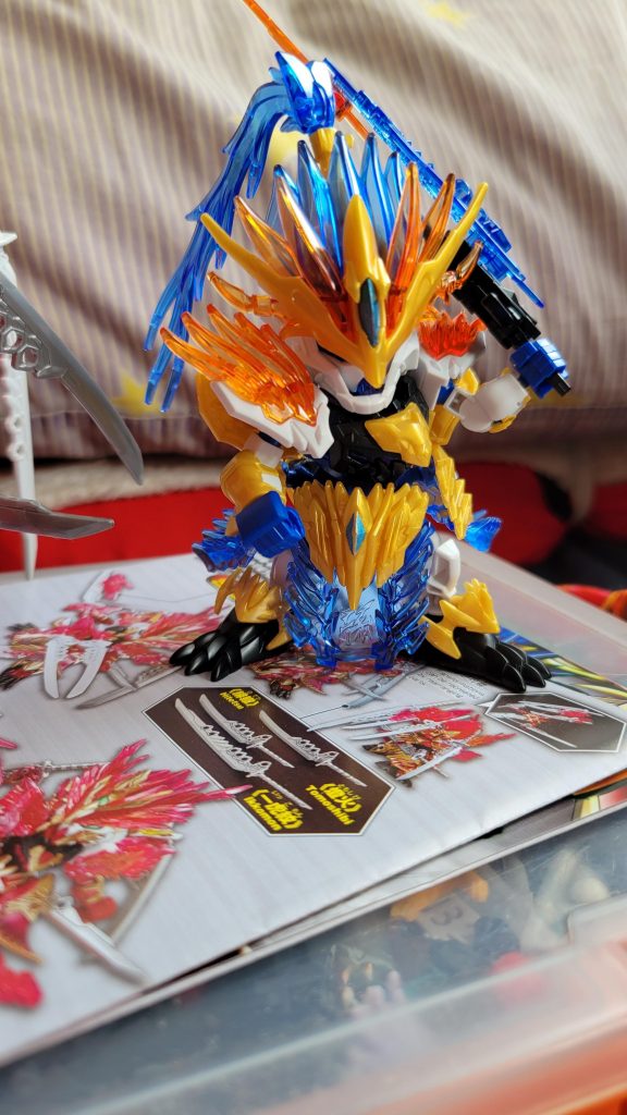 sd三國創傑傳（孫策異端鋼彈）關節修改版–5枚目/制作者：石頭三舊