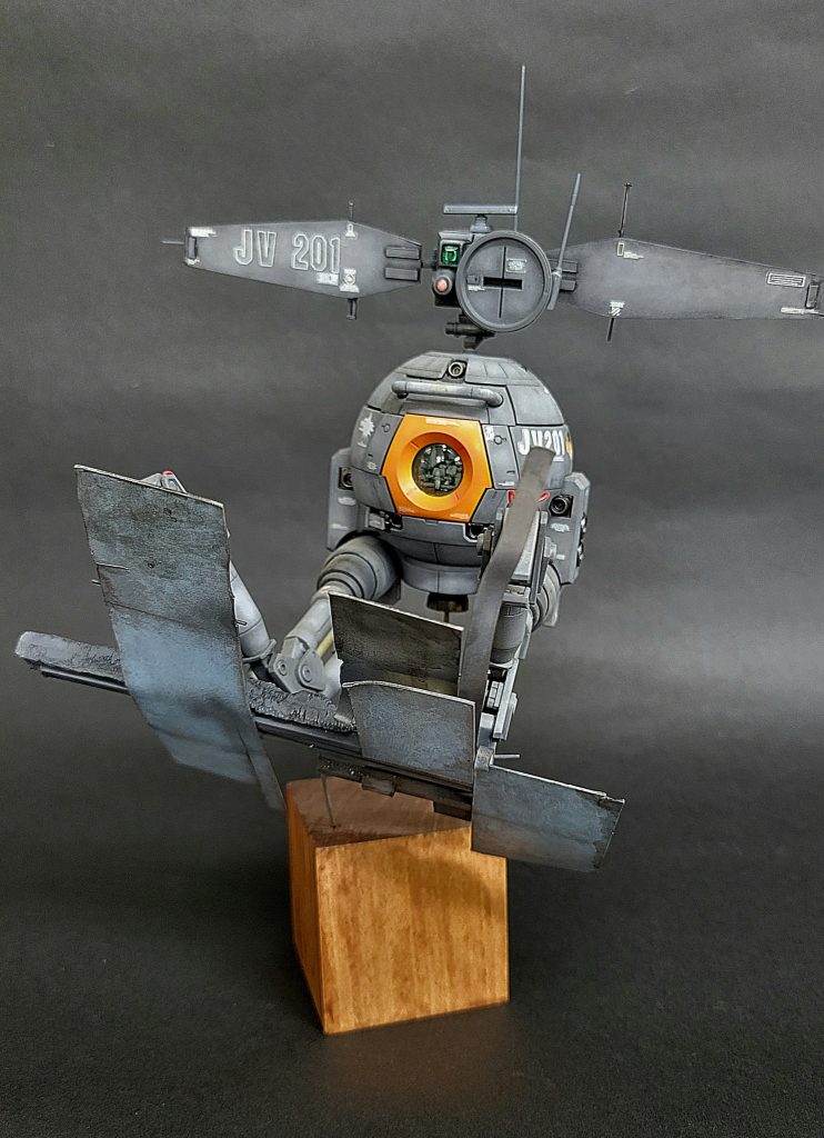 MGボールに、大型レーダーを乗せました。