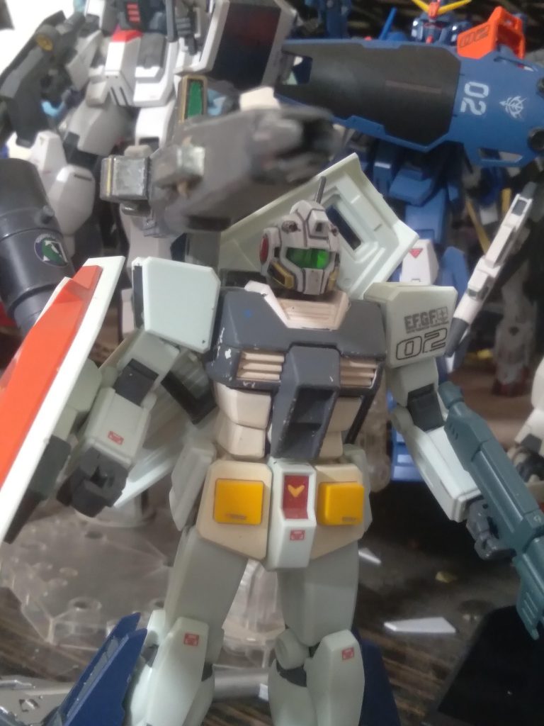 I made the beam cannon from junk parts