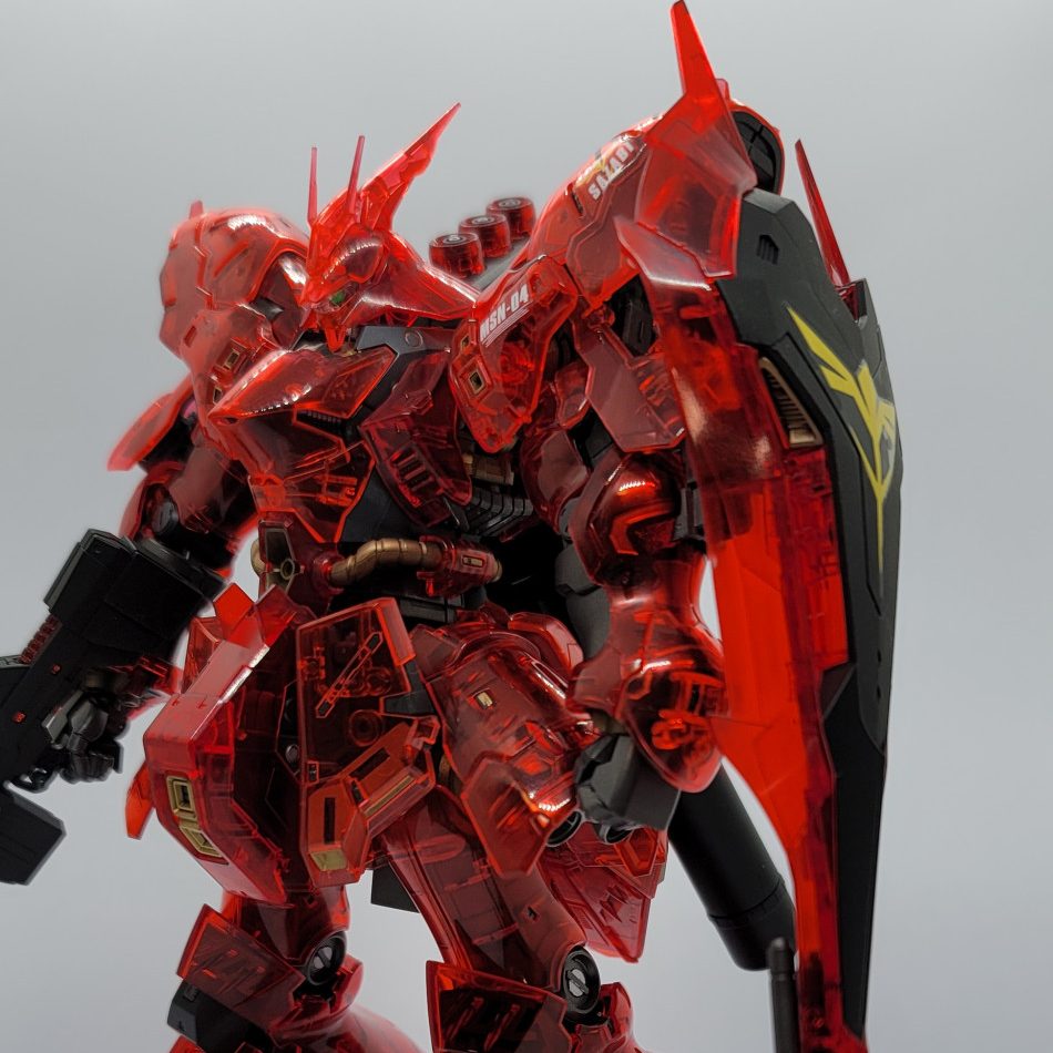 RG サザビークリアカラー｜take78さんのガンプラ作品｜GUNSTA（ガンスタ）