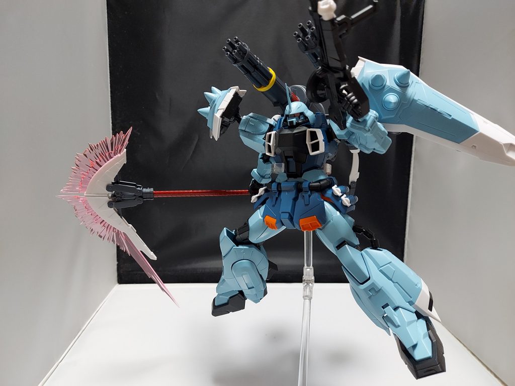 鎌のようなモードにもできます!MGだからスタイリッシュでよいできです✨とくになにもしてませんが(-∀-`; )