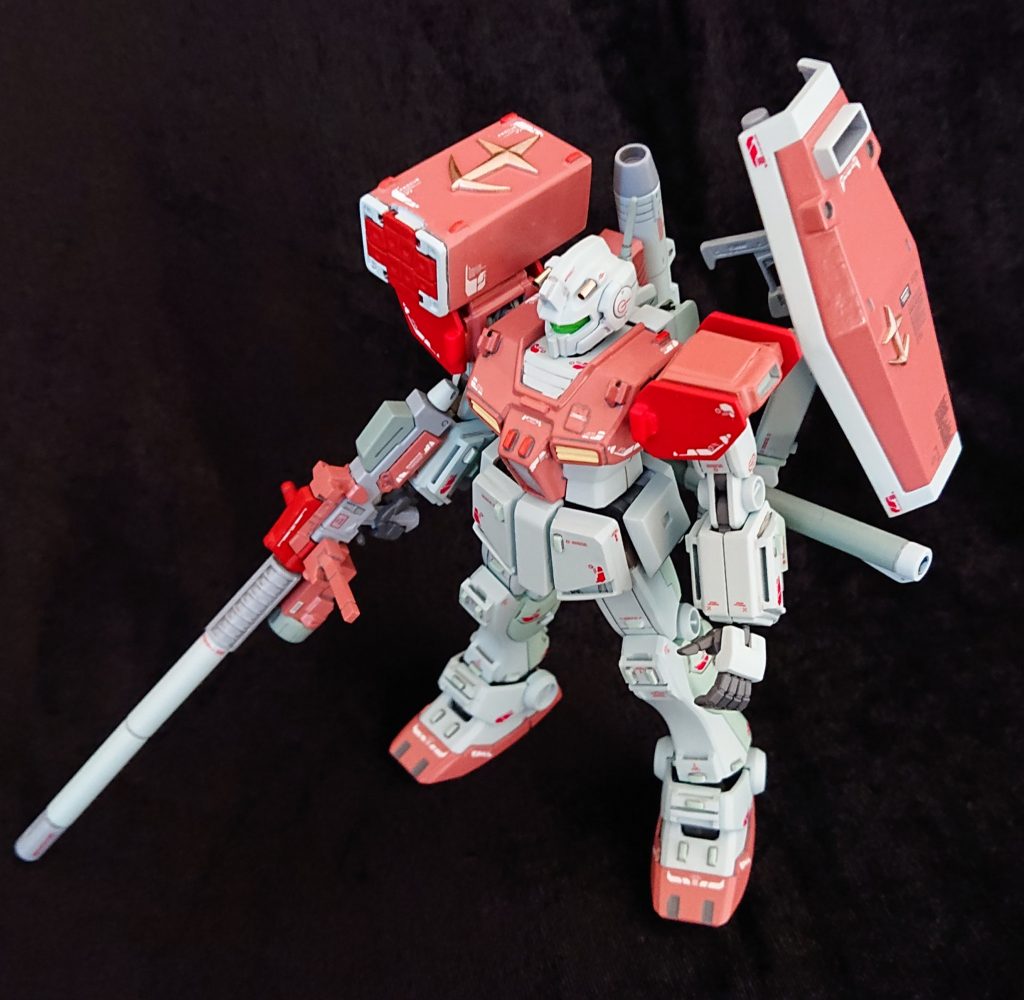 ジム改は中長距離、後方支援をテーマ。ディテールをチマチマ足し混みました。