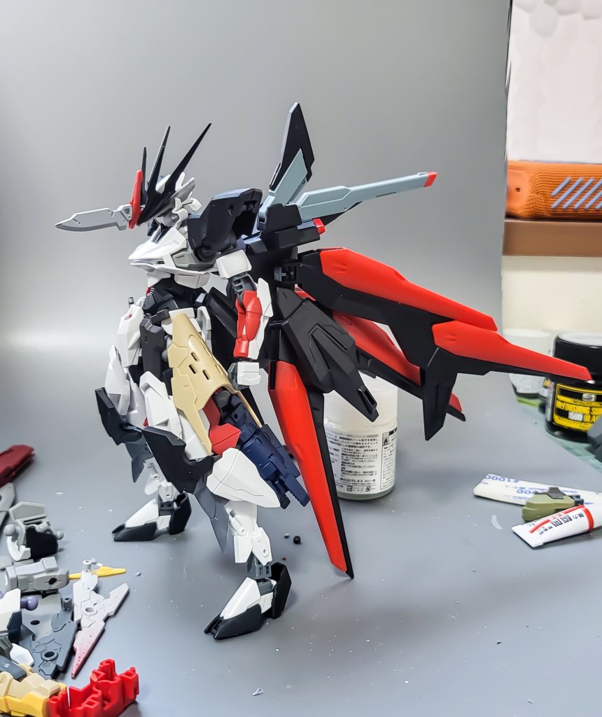 塗装前。元のキット同士の相性がよく塗装しなくても纏まってました!!!!