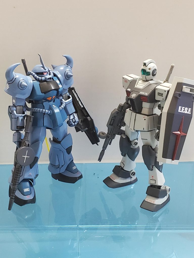 最後は新規制作したエコプラの旧HGUCグフとご挨拶です~🎶グフ視点の投稿も明日させて頂きます✨😌✨毎度毎度、私の妄想イメージにお付き合い下さり誠に感謝申し上げます🙇ご覧頂きありがとうございました~🎶