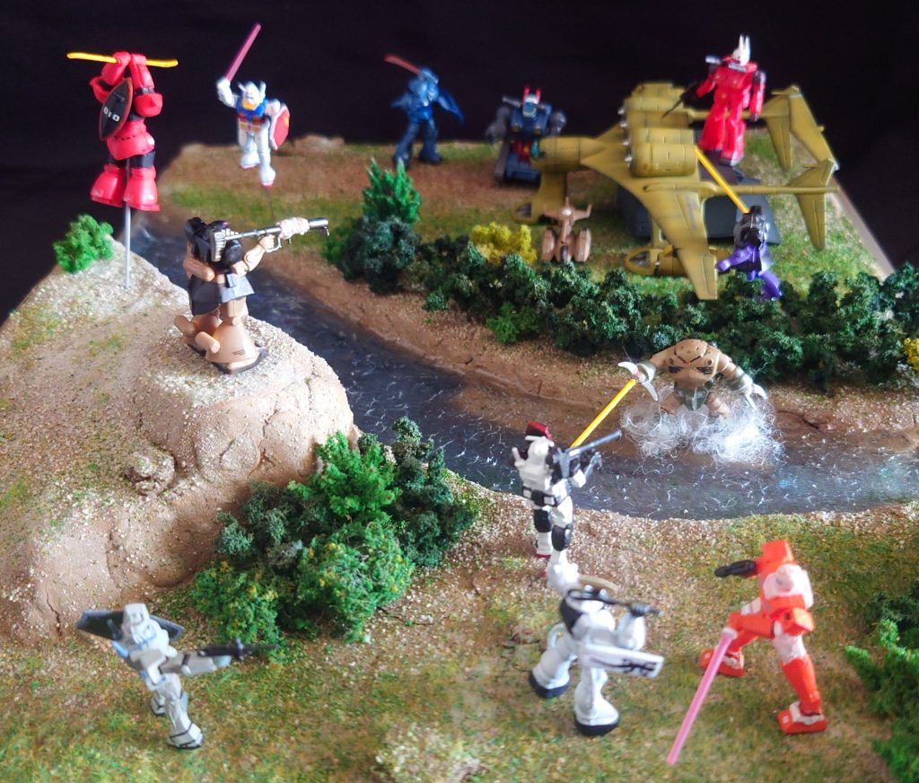 ちっさいから塗りがむずかしい!