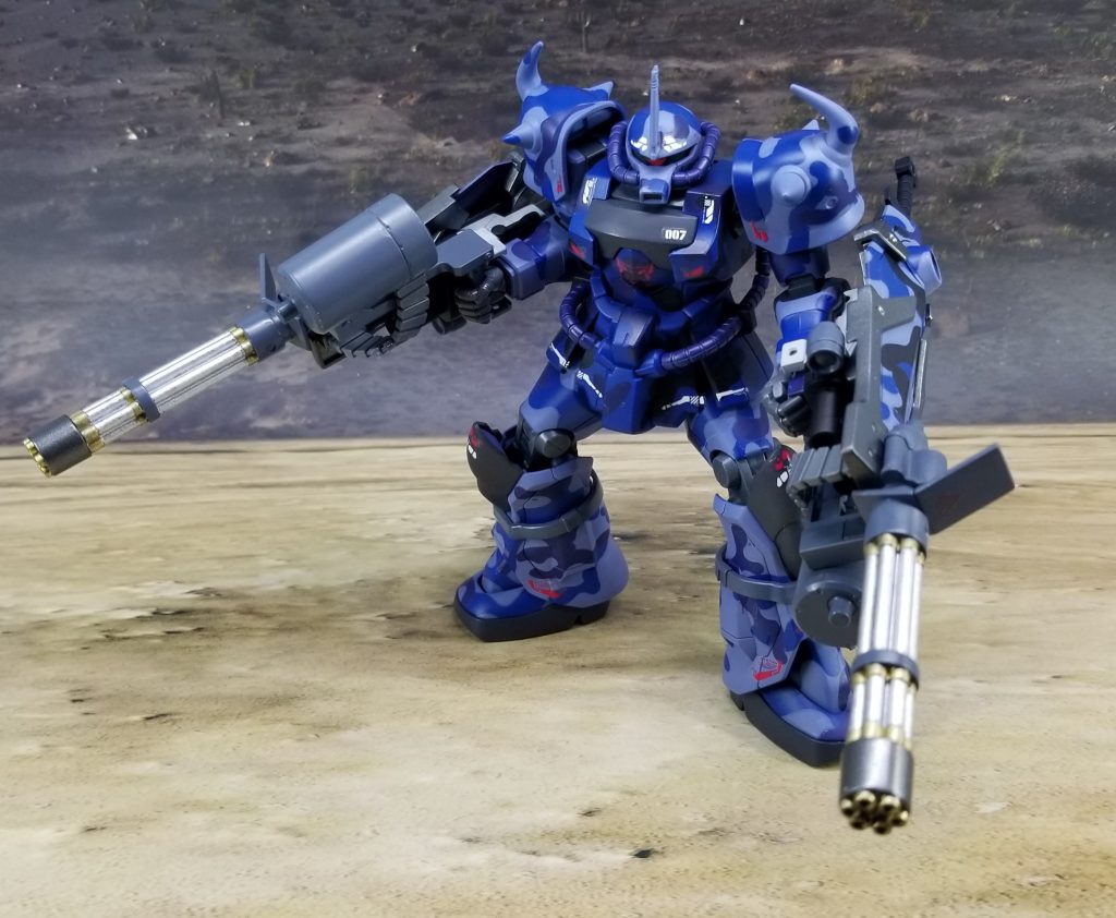 そんなわけで、重武装グフカスタムであります(