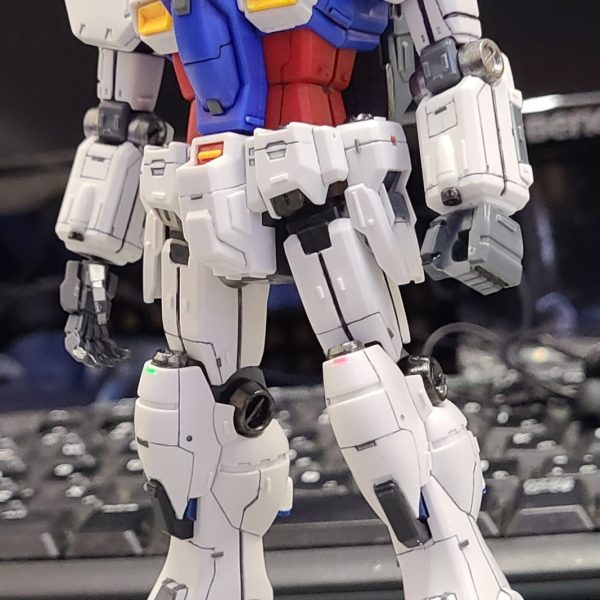 ガンダム GP-01　長らく放置していたGP01の部分塗装がようやく終わった。（2枚目）