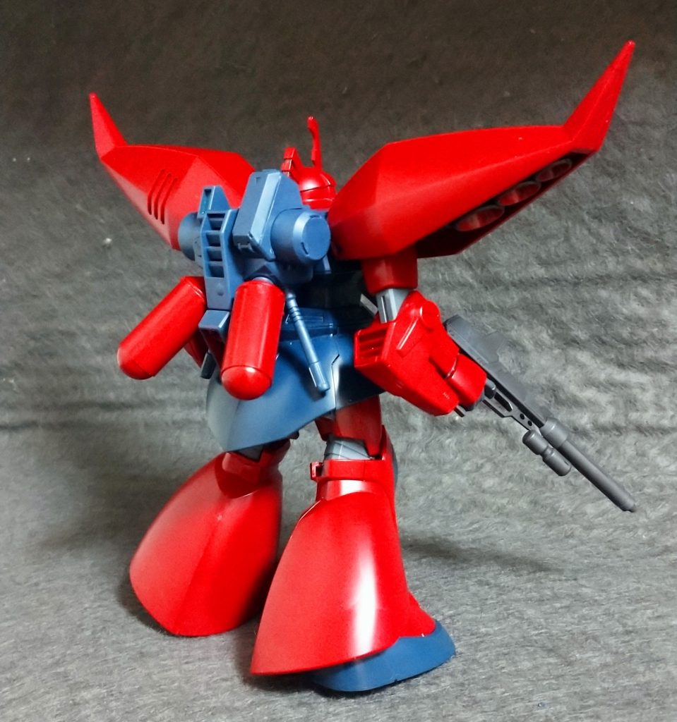 リアビュー リアスカートのバーニアもゲルググ･ウェルテクスから流用(制作ストーリーに投稿済)