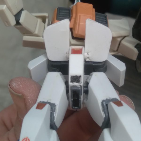 Hello Gunsta! This is my production story on my RGM-85 Altair GM. It is a kitbash of the hguc Tristan and the hguc ground GM. It is made as a high performance mobile suit that is mainly for ace pilots. It has a better generator for improved overall performance. （2枚目）