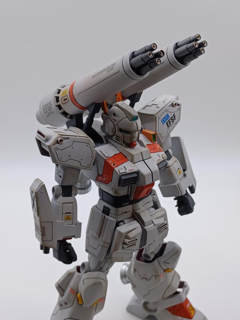 最近のガンプラは、出来が良く組立るだけで、カッコいい。しかし昔のキットが、　　　全てリバイブされる訳ではないので旧キットの良さを生かしながら、延長等の改修を、施し、何とか見れるように完成しました。 