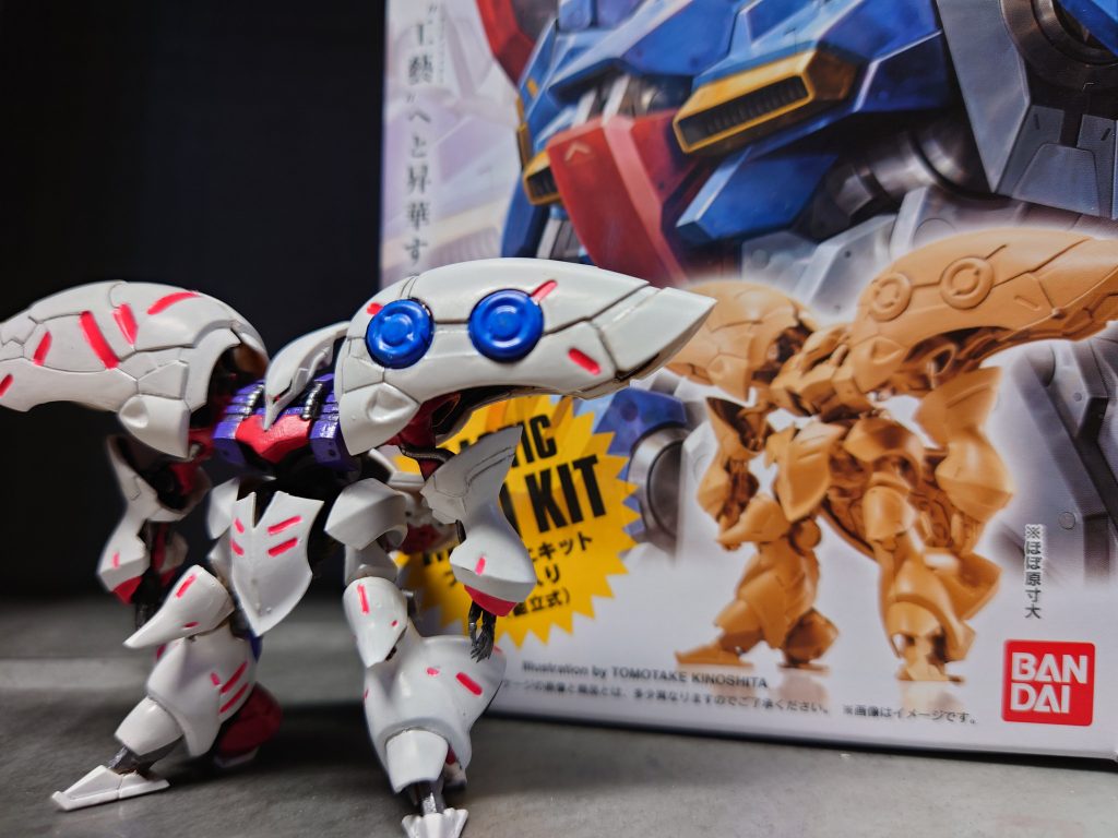 ※塗装前と比較 (箱との比較ですみません)余り人様に見せれる様な作品ではありませんが、最後まで閲覧して頂き、ありがとうございました。