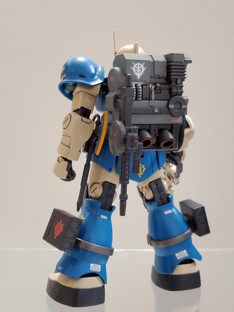 Lia view❕バックパックの左側の一部を削ってマシンガンを担架出来るように改修(?)してます💦