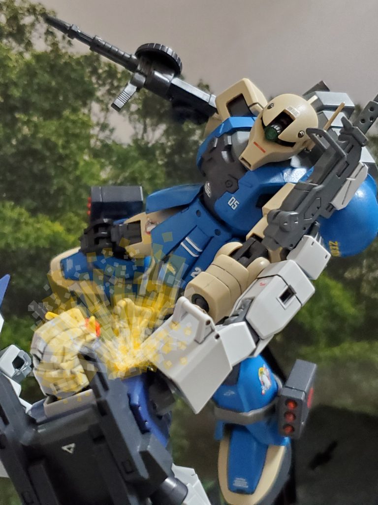 ヒートホークで一撃💥機体性能が劣るはずのザクⅠで陸戦型ガンダムを圧倒✌️✨ラム少尉のパイロット能力の高さが証明された瞬間👍