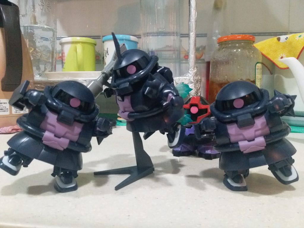 exceed model 黑色三連星渣古–3枚目/制作者：LUNLUN（邪道可動）