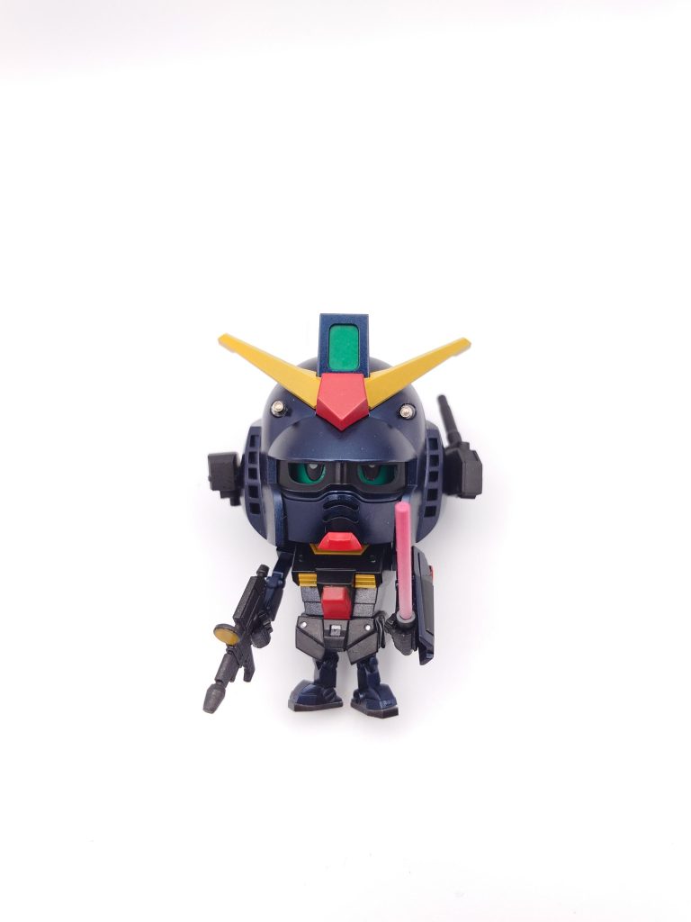 後は時間の都合上、簡略こそしていますが、MK-Ⅱっぽくなるようにプラ板を貼ったり、スジボリで形状を変えています。掘るとボソッとするような素材だったので、溝をひたすらヤスりました。短期間でこれだけ楽しめて、塗り分けも楽ちんでした。ここまで、見て頂きありがとうございました♪